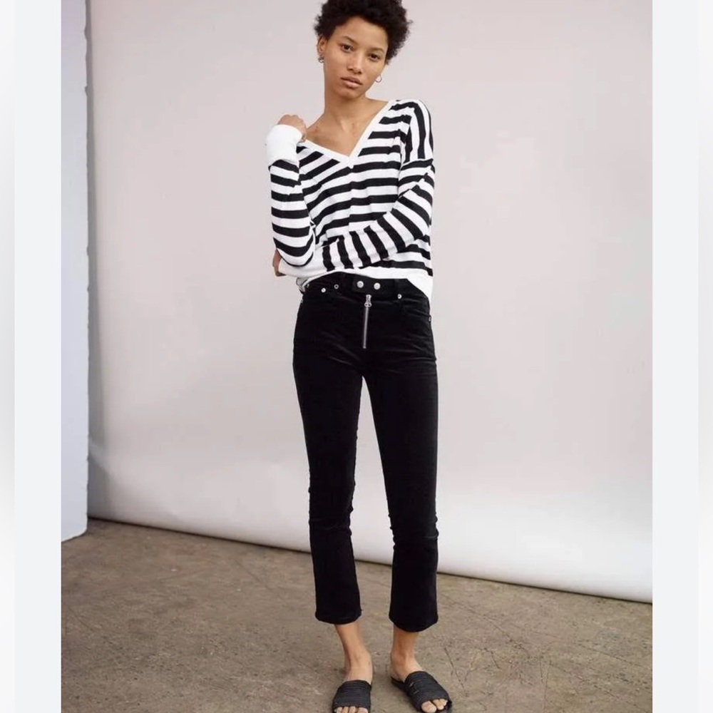 Rag & Bone Velvet Ankle Pants